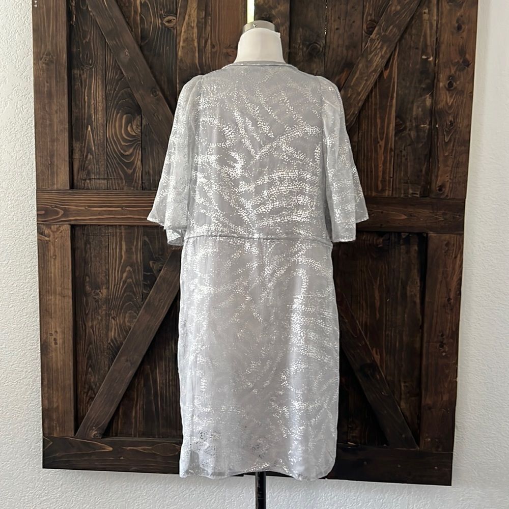 Parisian Designer Bill Tornade Silk Dress Sz-38 - Picture 3 of 12